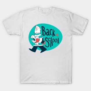 Back to school- dad takes his son to school T-Shirt